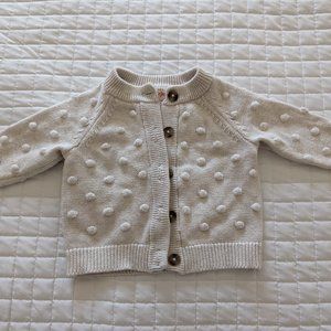 Baby Bobble sweater cardigan